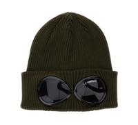 C.p. Company - Cotton Goggle Beanie - Homme - Accessoires - Vert - Taille: ONE Size