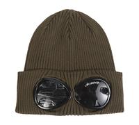 C.p. Company - Cotton Goggle Beanie - Homme - Accessoires - Vert - Taille: ONE Size