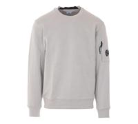 C.p. Company - Diagonal Raised Fleece Crewneck - Homme - Sweatshirts et sweats à capuche - Gris - Taille: L