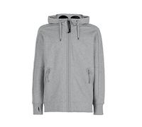 C.P. COMPANY Diagonal Raised Fleece Goggle Hoodie Grey Melange, gris, XXL