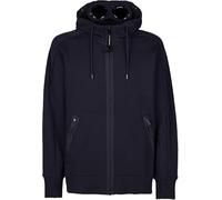 C.P. COMPANY Diagonal Raised Fleece Goggle Hoodie, Total Eclipse Blue, XXL