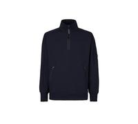 C.P. COMPANY Diagonal Raised Fleece Stand Collar Sweatshirt, bleu, M