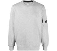 C.P. Company Diagonale Raised Fleece Crew Neck Sweatshirt Grey Melange