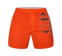 C.p. Company - Eco-Chrome R Logo Swim Shorts - Homme - Maillots de bain - Orange - Taille: L