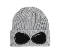 C.p. Company - Extrafine Merino Wool Goggle Beanie - Homme - Accessoires - Gris - Taille: ONE Size