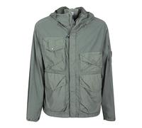 C.p. Company - Flatt Nylon Goggle Jacket - Homme - Vestes - Gris - Taille: L