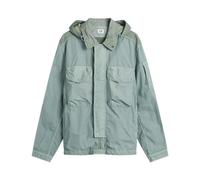 C.p. Company - Flatt Nylon Mixed Goggle Overshirt - Homme - Vestes - Bleu - Taille: L