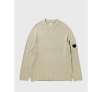 C.P. Company FULL RIB COTTON CREWNECK LENS SWEATER men Pullovers grey taille: L