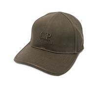 C.p. Company - Gabardine Contrast Cap - Homme - Accessoires - Vert - Taille: ONE Size