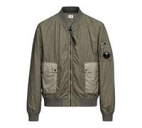 C.p. Company - Giacca a Bomber in Bi Tim - Homme - Vestes - Gris - Taille: M