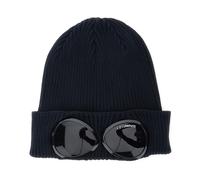 C.p. Company - Goggle Beanie - Homme - Accessoires - Bleu - Taille: ONE Size
