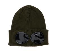 C.p. Company - Cotton Goggle Beanie - Homme - Accessoires - Vert - Taille: ONE Size