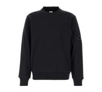 C.p. Company, Homme, Sweatshirts et sweats à capuche, Bleu, Taille: XL Logo Crewneck SweaT-shirt