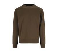 C.p. Company, Homme, Sweatshirts et sweats à capuche, Vert, Taille: L SweaT-shirt en molleton gratté diagonal