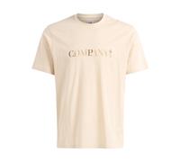 C.p. Company, Homme, Tops, Beige, Taille: M 30/1 Jersey Short Sleeve Chest