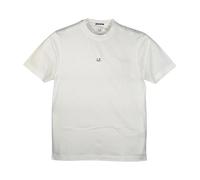 C.p. Company, Homme, Tops, Blanc, Taille: 2XL T-shirt à Manches Courtes
