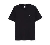 C.p. Company - Jersey Logo Patch Tee - Homme - Tops - Noir - Taille: L