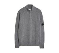 C.p. Company - Lambswool GRS Half Zipped Knit - Homme - Pulls - Gris - Taille: 2XL