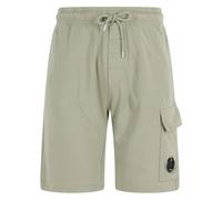 C.p. Company - Light Fleece Cargo Lens Sweatshorts - Homme - Shorts - Gris - Taille: S