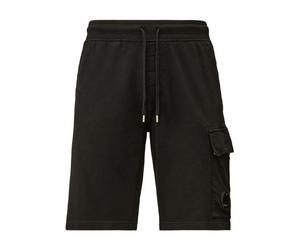 C.p. Company - Light Fleece Lens Shorts - Homme - Shorts - Noir - Taille: S