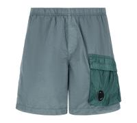 C.p. Company - Bi-Material Swim Shorts - Homme - Maillots de bain - Bleu - Taille: L