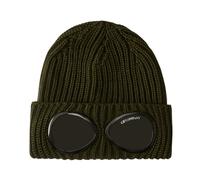 C.p. Company - Merino Wool Goggle Beanie - Homme - Accessoires - Vert - Taille: ONE Size