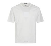 C.p. Company - Metropolis Mercerized Jersey T-Shirt - Homme - Tops - Blanc - Taille: S