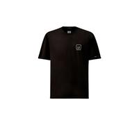 C.p. Company - Metropolis Series Mercerized Jersey Short Sleeve P - Homme - Tops - Noir - Taille: S