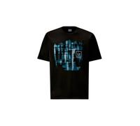 C.p. Company - Metropolis Series Mercerized Jersey Short Sleeve P - Homme - Tops - Noir - Taille: S