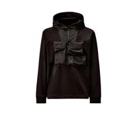 C.p. Company - Metropolis Series Stretch Fleece Mixed Half Zip - Homme - Sweatshirts et sweats à capuche - Brun - Taille: L