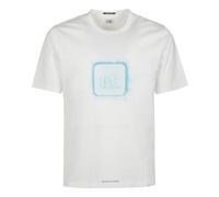 C.p. Company - Metropolis Series T-shirt - Homme - Tops - Blanc - Taille: S