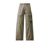 C.p. Company - Pantalon Cargo Boxy Lens Micro-Reps - Homme - Pantalons - Beige - Taille: S