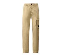 C.p. Company - Pantalon Cargo Regular en Sateen Stretch - Homme - Pantalons - Beige - Taille: L