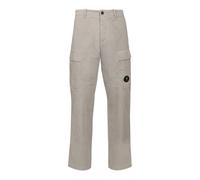 C.p. Company - Pantalon Cargo Regular en Satin Stretch - Homme - Pantalons - Beige - Taille: XL
