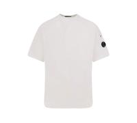 C.p. Company - Patch Pocket Logo T-Shirt - Homme - Tops - Blanc - Taille: XL