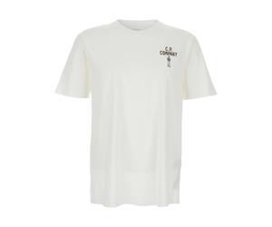 C.p. Company - Polo Chemises - Homme - Tops - Blanc - Taille: S