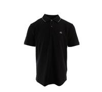 C.p. Company - Polo Manches Courtes Stretch Piquet - Homme - Tops - Noir - Taille: S