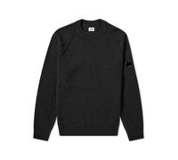 C.p. Company - Pull Classique Col Rond en Laine d`Agneau - Homme - Pulls - Noir - Taille: M