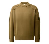 C.p. Company - Pull Col Rond en Laine Chenille - Homme - Pulls - Vert - Taille: S