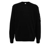 C.p. Company - Pull col rond en laine d'agneau GRS Certifié - Homme - Pulls - Noir - Taille: S