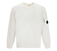 C.p. Company - Pull Col Rond en Laine d'Agneau GRS - Homme - Pulls - Blanc - Taille: XL