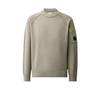 C.p. Company - Pull en chenille et coton avec lentille - Homme - Pulls - Gris - Taille: XL