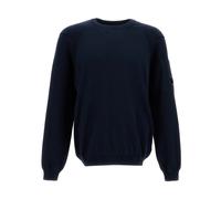 C.p. Company - Pull en coton côtelé - Homme - Pulls - Bleu - Taille: XL