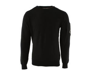 C.p. Company - Pull en coton noir - Homme - Sweatshirts et sweats à capuche - Noir - Taille: XL