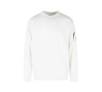 C.p. Company - Pull en laine d'agneau à col rond - Homme - Pulls - Blanc - Taille: L