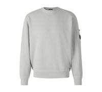C.p. Company - Pull gris avec patch bleu - Homme - Sweatshirts et sweats à capuche - Gris - Taille: XL