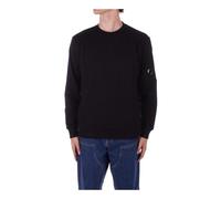 C.p. Company - Pull Noir Logo avec Poche Latérale - Homme - Sweatshirts et sweats à capuche - Noir - Taille: S