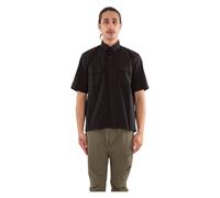 C.p. Company - Ripstop Boxy Short Sleeve Shirt - Homme - Chemises - Noir - Taille: 2XL