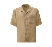 C.p. Company - Chemise Manches Courtes en Popeline - Homme - Chemises - Beige - Taille: XL