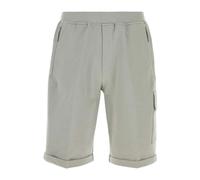 C.p. Company - Shorts Bermuda en Coton Stretch - Homme - Shorts - Gris - Taille: S